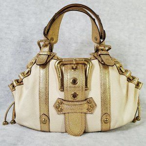 [SOLD] Louis Vuitton Theda Canvas & Leather Handbag